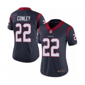 Women's Houston Texans #22 Gareon Conley Navy Blue Team Color Vapor Untouchable Limited Player Football Jersey