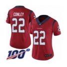 Women's Houston Texans #22 Gareon Conley Red Alternate Vapor Untouchable Limited Player 100th Season Football Jersey