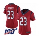 Women's Houston Texans #23 Arian Foster Red Alternate Vapor Untouchable Limited Player 100th Season Football Jersey