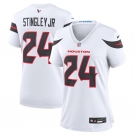 Women's Houston Texans #24 Derek Stingley Jr. White 2024 Stitched Jersey