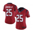 Women's Houston Texans #25 Duke Johnson Jr Red Alternate Vapor Untouchable Limited Player Football Jersey