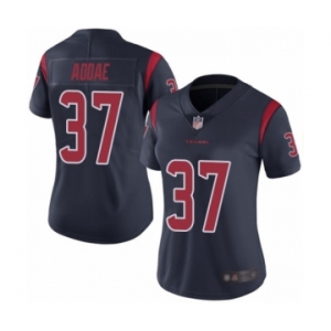 Women's Houston Texans #37 Jahleel Addae Limited Navy Blue Rush Vapor Untouchable Football Jersey