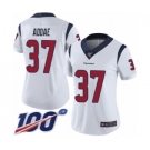 Women's Houston Texans #37 Jahleel Addae White Vapor Untouchable Limited Player 100th Season Football Jersey