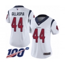 Women's Houston Texans #44 Cullen Gillaspia White Vapor Untouchable Limited Player 100th Season Football Jersey