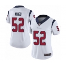 Women's Houston Texans #52 Barkevious Mingo White Vapor Untouchable Limited Player Football Jersey