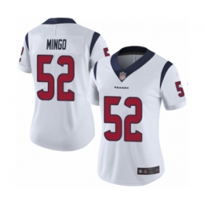 Women's Houston Texans #52 Barkevious Mingo White Vapor Untouchable Limited Player Football Jersey