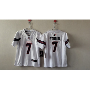 Women's Houston Texans #7 C.J. Stroud White Vapor Untouchable Limited Stitched Jersey