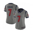 Women's Houston Texans #7 Ka'imi Fairbairn Limited Gray Inverted Legend Football Jersey