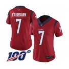 Women's Houston Texans #7 Ka'imi Fairbairn Red Alternate Vapor Untouchable Limited Player 100th Season Football Jersey