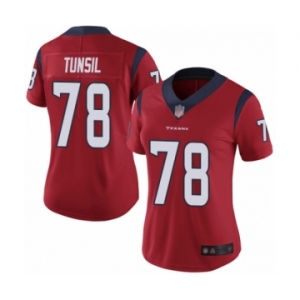 Women's Houston Texans #78 Laremy Tunsil Red Alternate Vapor Untouchable Limited Player Football Jersey