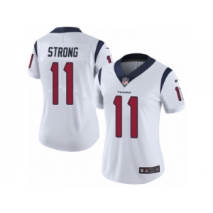 Women's Nike Houston Texans #11 Jaelen Strong Vapor Untouchable Limited White NFL Jersey
