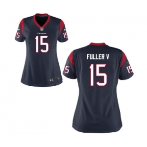 Women's Nike Houston Texans #15 Will Fuller Game Navy Blue Team Color NFL Jersey[Fuller V]