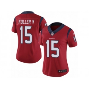 Women's Nike Houston Texans #15 Will Fuller V Vapor Untouchable Limited Red Alternate NFL Jersey