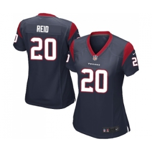 Women's Nike Houston Texans #20 Justin Reid Game Navy Blue Team Color NFL Jersey