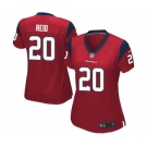 Women's Nike Houston Texans #20 Justin Reid Game Red Alternate NFL Jersey