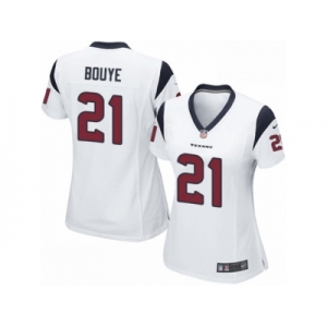 Women's Nike Houston Texans #21 A.J. Bouye Limited White NFL Jersey