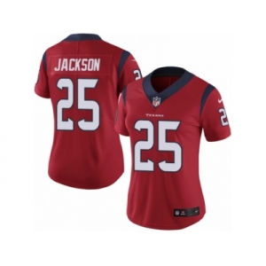 Women's Nike Houston Texans #25 Kareem Jackson Vapor Untouchable Limited Red Alternate NFL Jersey