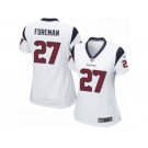 Women's Nike Houston Texans #27 D'Onta Foreman Limited White NFL Jersey