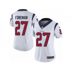 Women's Nike Houston Texans #27 D'Onta Foreman Vapor Untouchable Limited White NFL Jersey