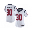 Women's Nike Houston Texans #30 Kevin Johnson Vapor Untouchable Limited White NFL Jersey