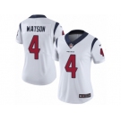 Women's Nike Houston Texans #4 Deshaun Watson Vapor Untouchable Limited White NFL Jersey