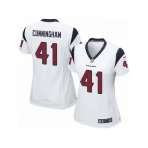 Women's Nike Houston Texans #41 Zach Cunningham Limited White NFL Jersey