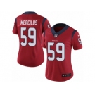 Women's Nike Houston Texans #59 Whitney Mercilus Vapor Untouchable Limited Red Alternate NFL Jersey