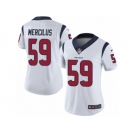 Women's Nike Houston Texans #59 Whitney Mercilus Vapor Untouchable Limited White NFL Jersey