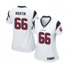 Women's Nike Houston Texans #66 Nick Martin Game White NFL Jersey