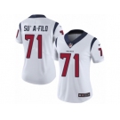 Women's Nike Houston Texans #71 Xavier Su'a-Filo Vapor Untouchable Limited White NFL Jersey