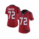 Women's Nike Houston Texans #72 Derek Newton Vapor Untouchable Limited Red Alternate NFL Jersey