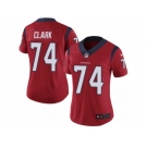 Women's Nike Houston Texans #74 Chris Clark Vapor Untouchable Limited Red Alternate NFL Jersey