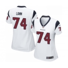 Women's Nike Houston Texans #74 Kendall Lamm Game White NFL Jersey