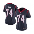 Women's Nike Houston Texans #74 Kendall Lamm Navy Blue Team Color Vapor Untouchable Elite Player NFL Jersey