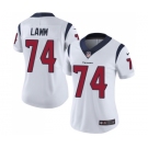 Women's Nike Houston Texans #74 Kendall Lamm White Vapor Untouchable Limited Player NFL Jersey