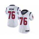 Women's Nike Houston Texans #76 Duane Brown Vapor Untouchable Limited White NFL Jersey