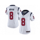 Women's Nike Houston Texans #8 Nick Novak Vapor Untouchable Limited White NFL Jersey