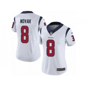 Women's Nike Houston Texans #8 Nick Novak Vapor Untouchable Limited White NFL Jersey