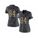 Women's Nike Houston Texans #84 Ryan Griffin Limited Black 2016 Salute to Service NFL Jersey