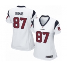 Women's Nike Houston Texans #87 Demaryius Thomas Game White NFL Jersey