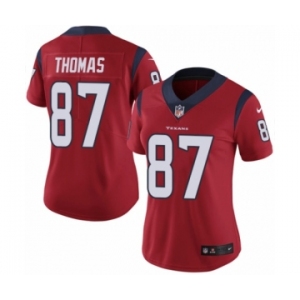 Women's Nike Houston Texans #87 Demaryius Thomas Red Alternate Vapor Untouchable Limited Player NFL Jersey