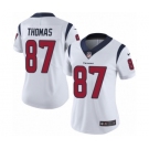 Women's Nike Houston Texans #87 Demaryius Thomas White Vapor Untouchable Limited Player NFL Jersey