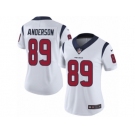 Women's Nike Houston Texans #89 Stephen Anderson Vapor Untouchable Limited White NFL Jersey