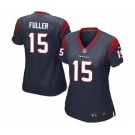 Women's Nike Texans #15 Will Fuller Navy Blue Team Color Stitched NFL Jersey