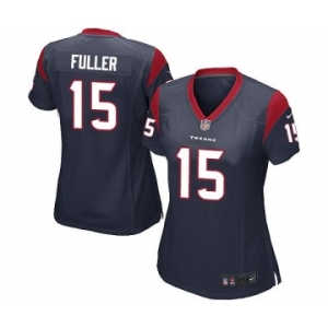 Women's Nike Texans #15 Will Fuller Navy Blue Team Color Stitched NFL Jersey