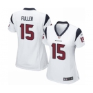 Women's Nike Texans #15 Will Fuller White Stitched NFL Jersey