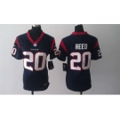 nike women nfl jerseys houston texans #20 ed reed dk.blue[nike]