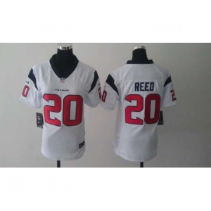 nike women nfl jerseys houston texans #20 ed reed white[nike]