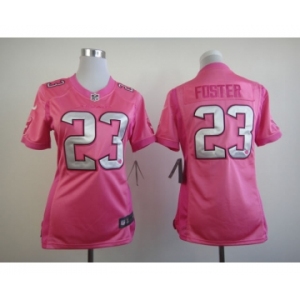 nike women nfl jerseys houston texans #23 foster pink[2012 nike love]