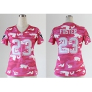 nike women nfl jerseys houston texans #23 foster pink[fashion camo]